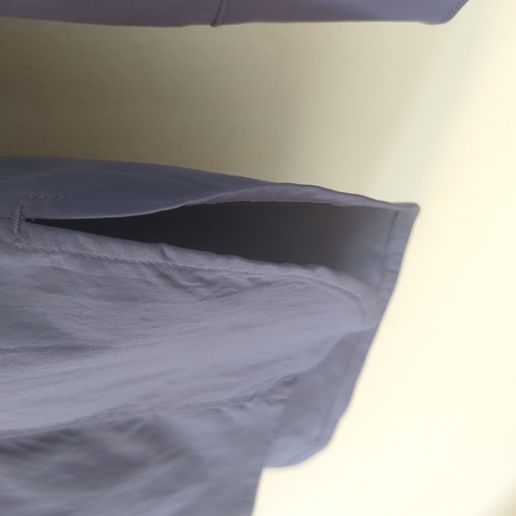 Athleta Relaxed Poplin Button Down Dusk Violet M - Picture 8 of 16